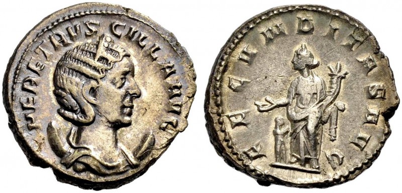 KAISERZEIT. Herennia Etruscilla, Gattin des Traianus Decius, 249-251. Antoninian...