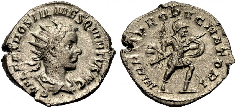 KAISERZEIT. Hostilianus, 251. Als Caesar, unter Traianus Decius. Antoninian, 251...