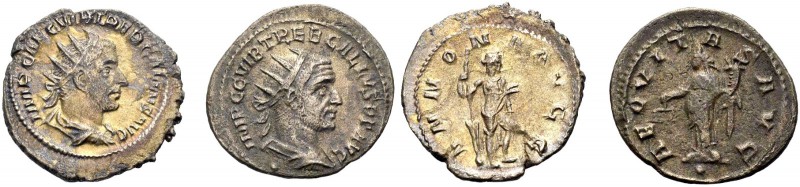 KAISERZEIT. Trebonianus Gallus, 251-253. Antoninian, Rom. Drap., gep. Büste mit ...