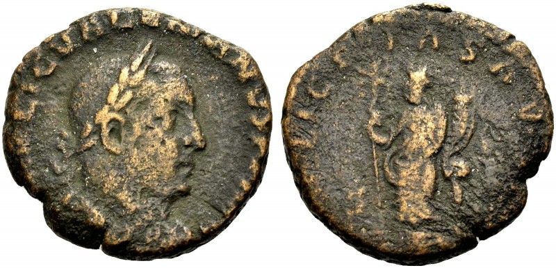 KAISERZEIT. Valerianus I., 253-260. As, Rom. Drap., gep. Büste mit L. n. r. Rv. ...
