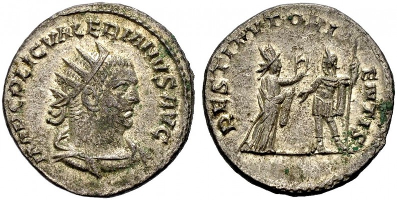 KAISERZEIT. Valerianus I., 253-260. Antoninian, Samosata. Drap., gep. Büste mit ...