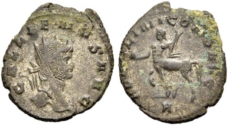 KAISERZEIT. Gallienus, 253-268. Antoninian, Rom. Büste mit Strkr. n. r. GALLIENV...
