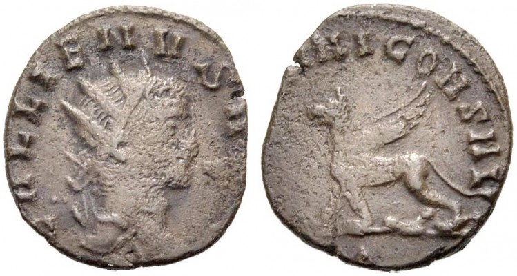 KAISERZEIT. Gallienus, 253-268. Antoninian, Rom. Büste mit Strkr. n.r. GALLIENVS...