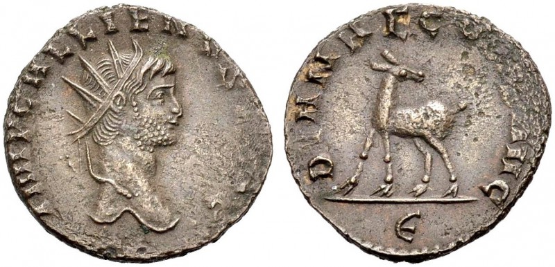 KAISERZEIT. Gallienus, 253-268. Antoninian, Rom. IMP GALLIENVS AVG Büste mit Stk...