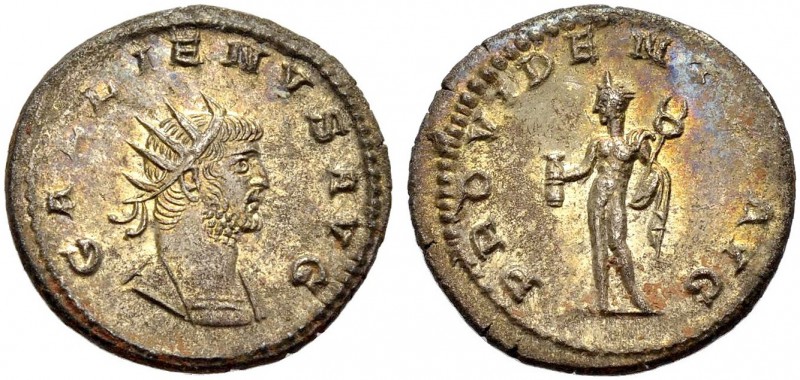 KAISERZEIT. Gallienus, 253-268. Antoninian, Antiochia. GALLIENVS AVG Gep. Büste ...