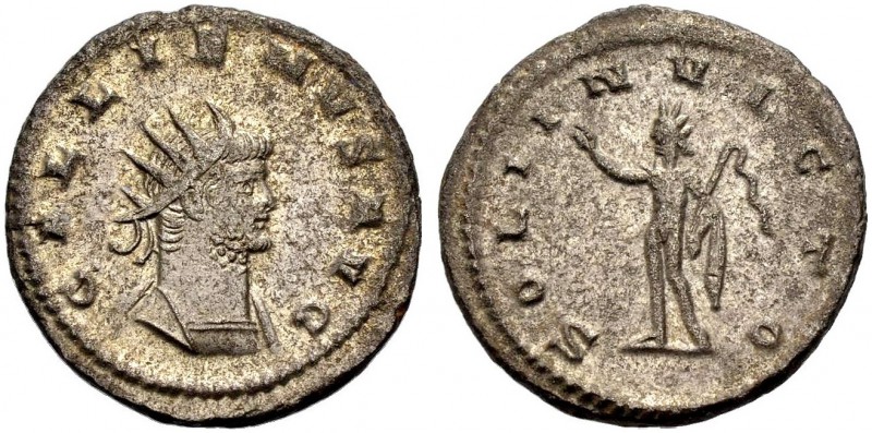 KAISERZEIT. Gallienus, 253-268. Antoninian, Antiochia. GALLIENVS AVG Gep. Büste ...