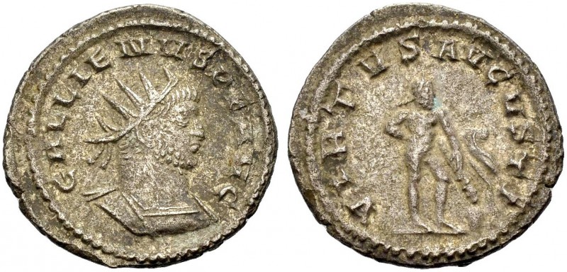 KAISERZEIT. Gallienus, 253-268. Antoninian, Antiochia. GALLIENVS PF AVG Gep. Büs...