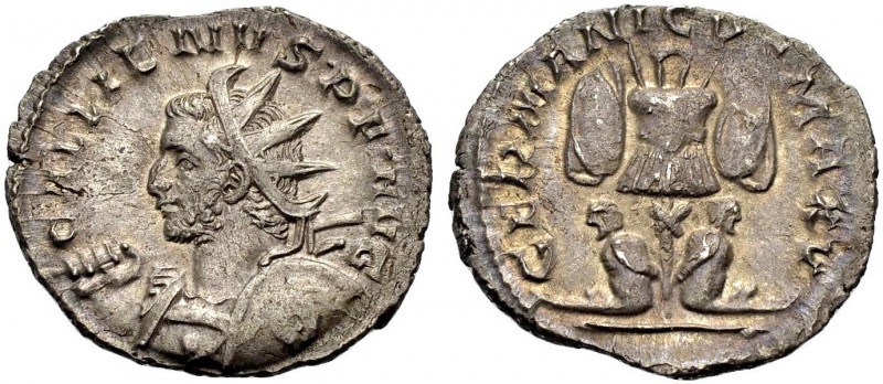 KAISERZEIT. Gallienus, 253-268. Antoninian, Köln. Regierung mit Valerianus. GALL...