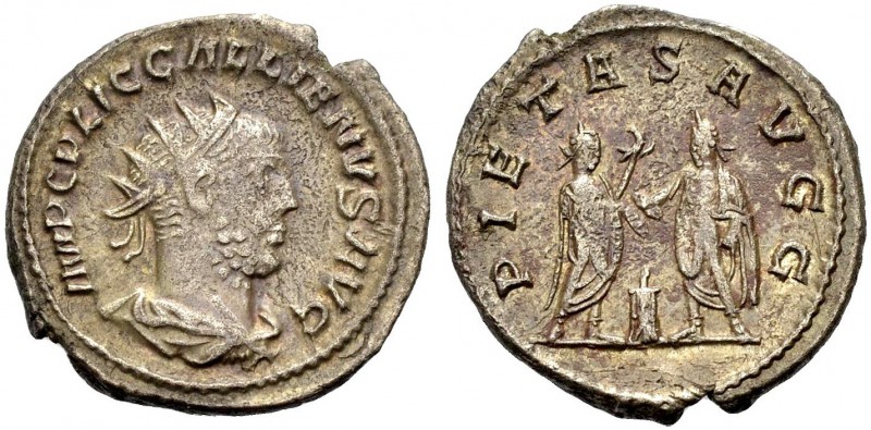 KAISERZEIT. Gallienus, 253-268. Antoninian, ca. 256, Asia/Samosata. IMP CP LIC G...