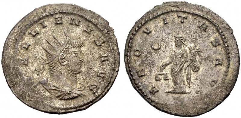 KAISERZEIT. Gallienus, 253-268. Antoninian, ca. 261, Antiochia. GALLIENVS AVG Dr...