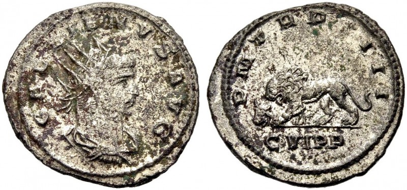 KAISERZEIT. Gallienus, 253-268. Antoninian, datiert, 265. Antiochia. GALLIENVS A...