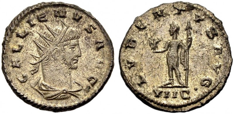 KAISERZEIT. Gallienus, 253-268. Antoninian, datiert 266 Antiochia. GALLIENVS AVG...
