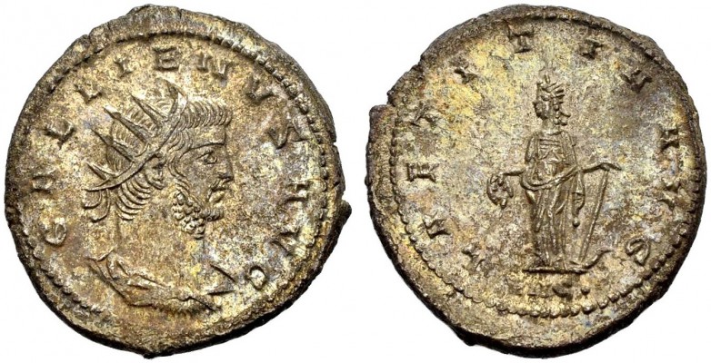 KAISERZEIT. Gallienus, 253-268. Antoninian, datiert 266, Antiochia. GALLIENVS AV...