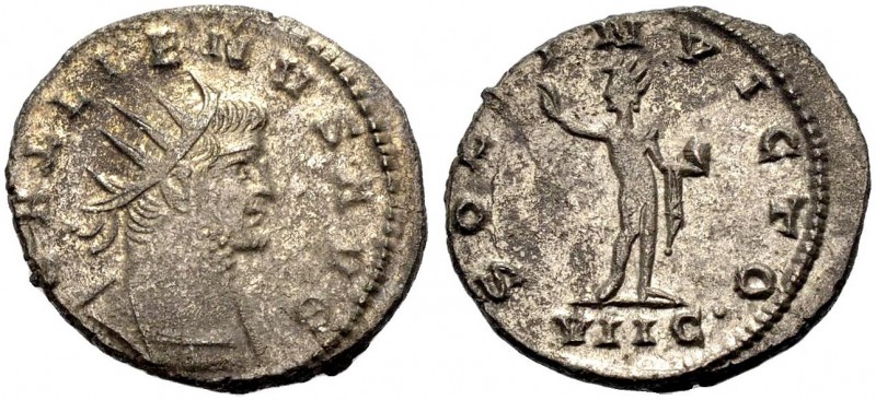 KAISERZEIT. Gallienus, 253-268. Antoninian, datiert, 266. Antiochia. GALLIENVS A...