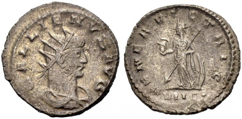 KAISERZEIT. Gallienus, 253-268. Antoninian, datiert (7. Konsulat), 266 Antiochia...