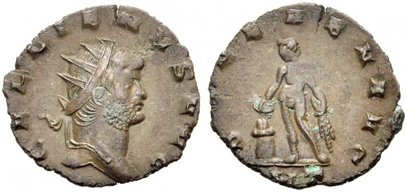KAISERZEIT. Gallienus, 253-268. Antoninian, 267. Mailand. Büste mit Strkr. n. r....