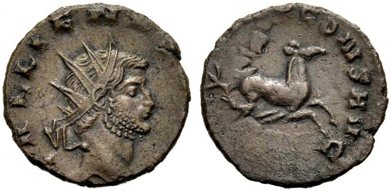 KAISERZEIT. Gallienus, 253-268. Antoninian, Rom. GALLIEN(VS AVG) Kopf mit Strkr....