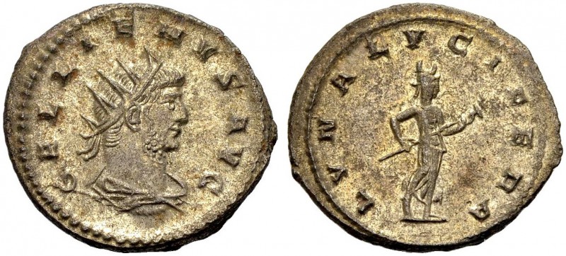 KAISERZEIT. Gallienus, 253-268. Antoninian, Antiochia. GALLIENVS AVG. Gep., drap...