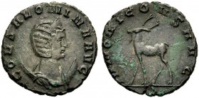 KAISERZEIT. Salonina, Gattin des Gallienus, 253-268. Antoninian, nach 260. Drap. Büste mit D. auf Mondsichel. Rv. IVNONI CONS AVG/ΔElch n.l. 3,01 g. R...