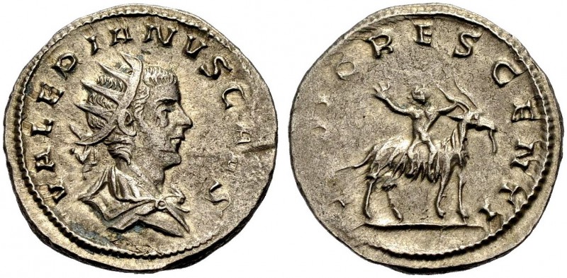 KAISERZEIT. Valerian II. Caesar, Sohn des Gallienus, 253-255. Antoninian, Köln, ...