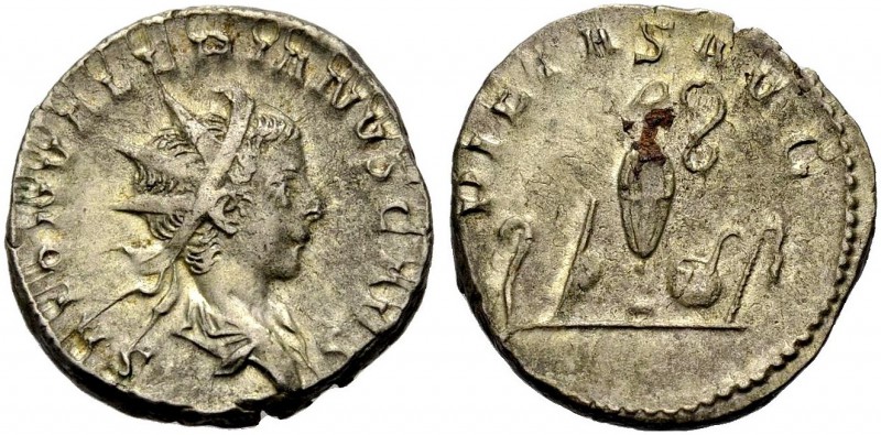 KAISERZEIT. Saloninus, 259. Als Caesar. Antoninian, Köln, 257-258. Drap. Büste m...