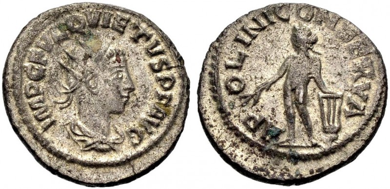 KAISERZEIT. Quietus, 260-261. Antoninian, Drap. gep. Büste mit Strkr. n. r. IMP ...