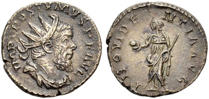 KAISERZEIT. Postumus, 260-269. Antoninian, 263-265 Büste mit Strkr. n. r. Rv. PR...