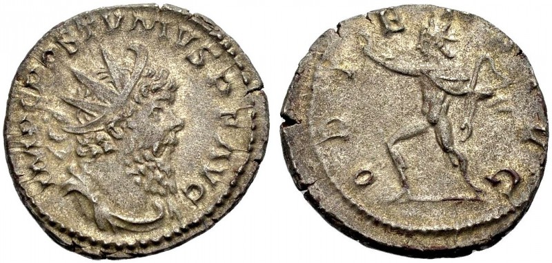 KAISERZEIT. Postumus, 260-269. Antoninian, Köln, 268. Drap. Büste mit Strkr. n.r...