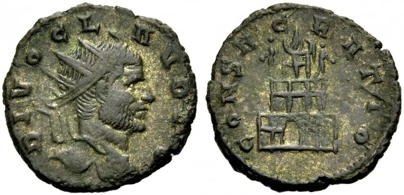 KAISERZEIT. Claudius II. Gothicus, 268-270. Antoninian, postum. nach 270. Cyzicu...