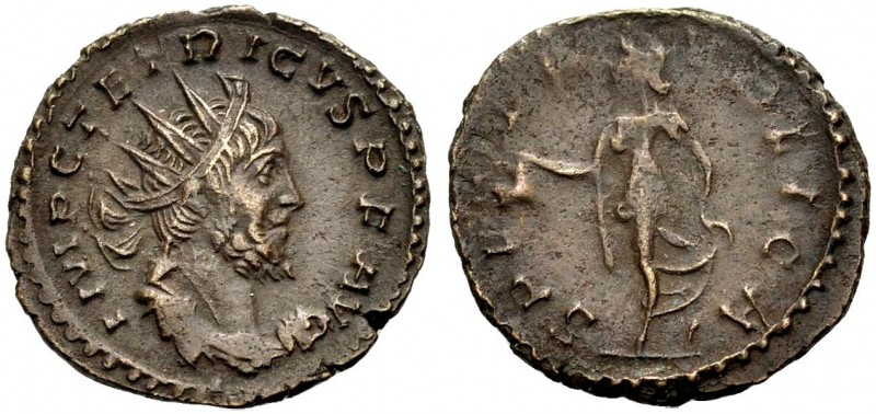 KAISERZEIT. Tetricus I., 270-273. Antoninian, Mz. I. (Köln). Büste mit Strkr. n....