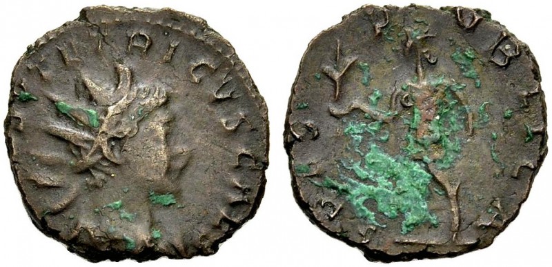 KAISERZEIT. Tetricus II. Caesar, 271-274. Antoninian. Köln? / Münzstätte II. Dra...