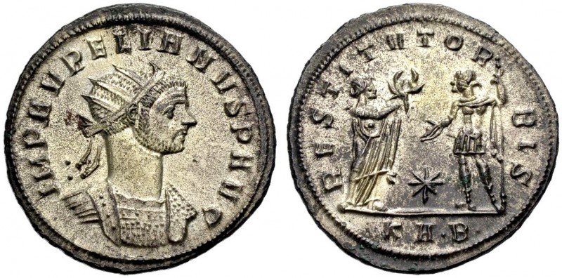 KAISERZEIT. Aurelianus, 270-275. Antoninian, Serdica. IMP AVRELIANVS P AVG Gepan...