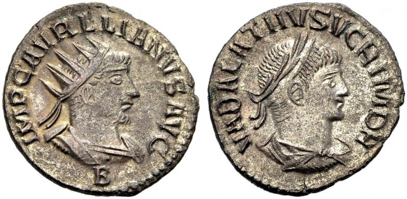 KAISERZEIT. Aurelianus und Vabalathus, 271-272. Antoninian, Antiochia. 271-272. ...