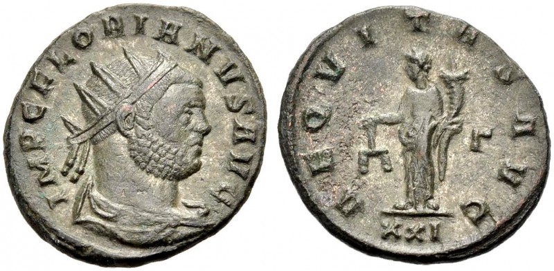 KAISERZEIT. Florianus, 276. Antoninian, Rom. IMP FLORIANVS AVG Drap., gep. Büste...