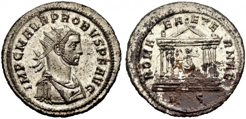 KAISERZEIT. Probus, 276-282. Antoninian, 277. Rom. Gep. Büste mit Chlamys und St...