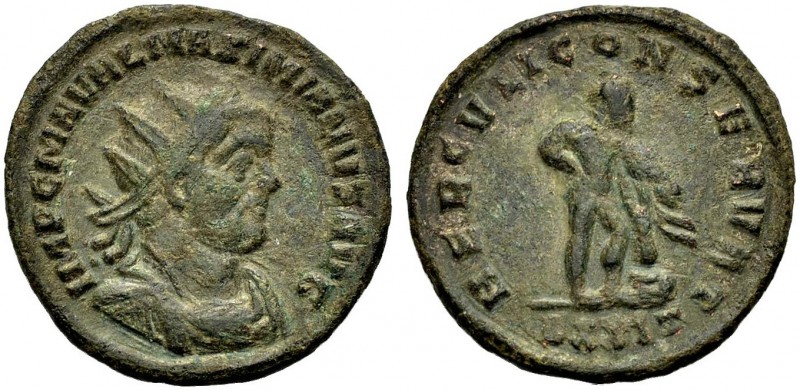 KAISERZEIT. Maximianus Herculius, 286-305. Antoninian, 286-288 Ticinum. Drap., g...