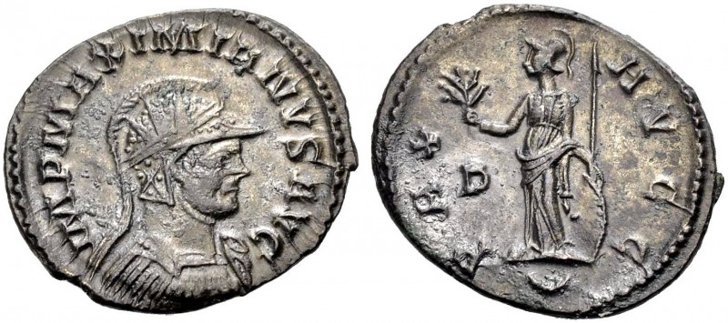 KAISERZEIT. Maximianus Herculius, 286-305. Aurelianus, Lugdunum, 293. Gep. Büste...