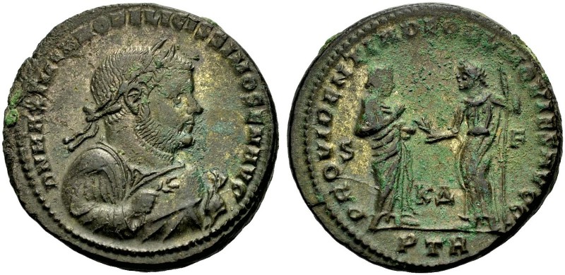 KAISERZEIT. Maximianus Herculius, 286-305. Follis, 307-308, Trier. Nach seinem R...