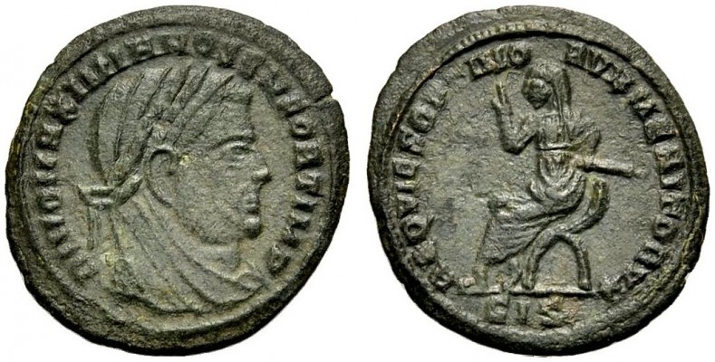 KAISERZEIT. Maximianus Herculius, 286-305. Halbnummus, 317-318 postum, unter Con...