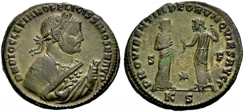 KAISERZEIT. Diocletianus, 284-305. Follis, ca. 307, Cyzicus. Nach seinem Rücktri...