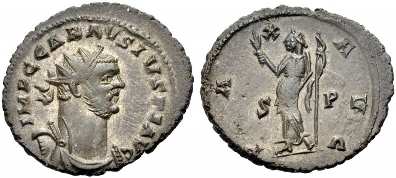 KAISERZEIT. Carausius, 287-293. Antoninian. Unbekannte Münzstätte. Drap., gep. B...