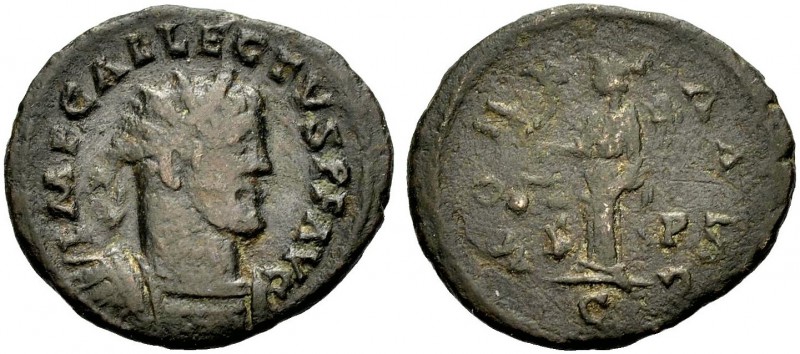 KAISERZEIT. Allectus, 293-297. Antoninian, Camulodunum (Colchester). Gep. Büste ...
