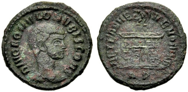 KAISERZEIT. Romulus, Sohn des Maxentius. Drittel-Nummus, postum, 310. DIVO ROMVL...