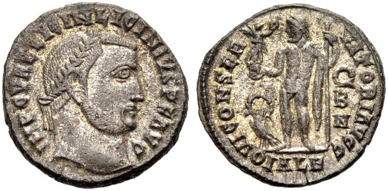 KAISERZEIT. Licinius I., 308-324. Nummus, 315. Alexandria. Büste mit L. n. r. Rv...