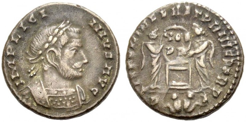 KAISERZEIT. Licinius I., 308-324. Nummus, ca. 320. Lugdunum. IMP LICI-NIVS AVG G...
