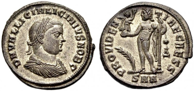 KAISERZEIT. Licinius II. Caesar, 317-324. Nummus, Nikomedia, 317-320. Drap., gep...