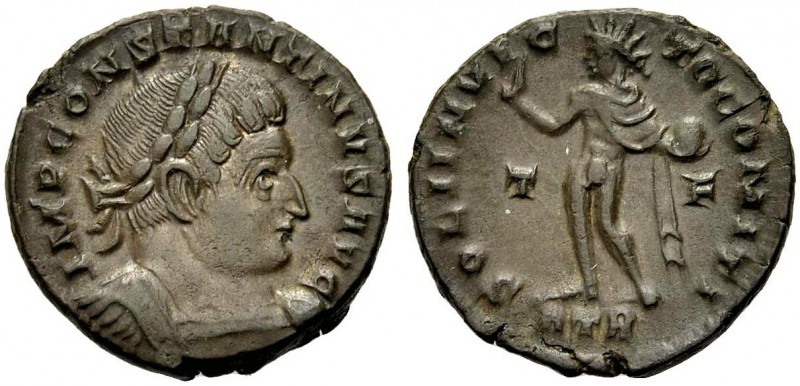 KAISERZEIT. Constantinus I. der Grosse, 307-337. Nummus, 317 Trier. Gep. Büste m...