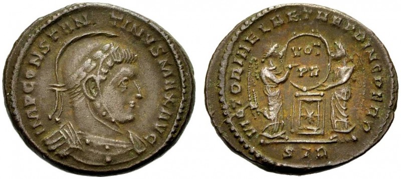 KAISERZEIT. Constantinus I. der Grosse, 307-337. Nummus, 319 Trier. IMP CONSTAN-...