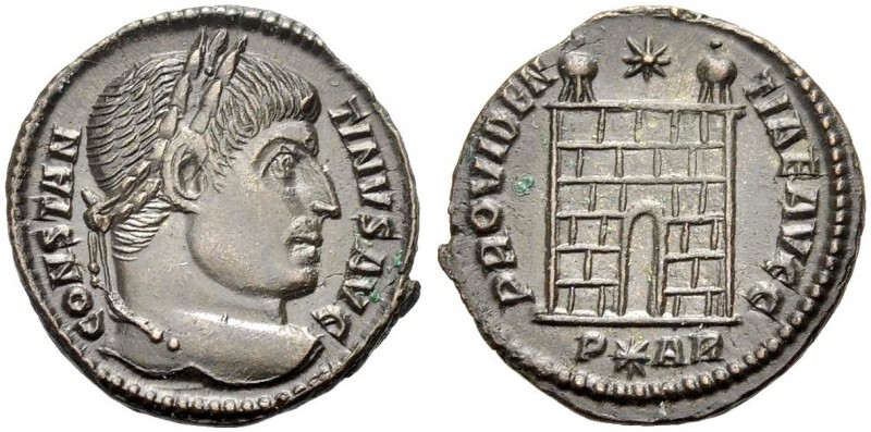 KAISERZEIT. Constantinus I. der Grosse, 307-337. Nummus, 324-325, Arles. Büste m...