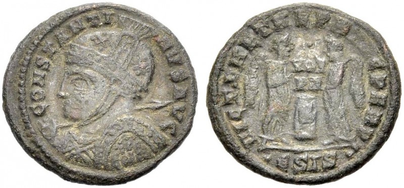 KAISERZEIT. Constantinus I. der Grosse, 307-337. Nummus, 319 Siscia. CONSTANTI-N...